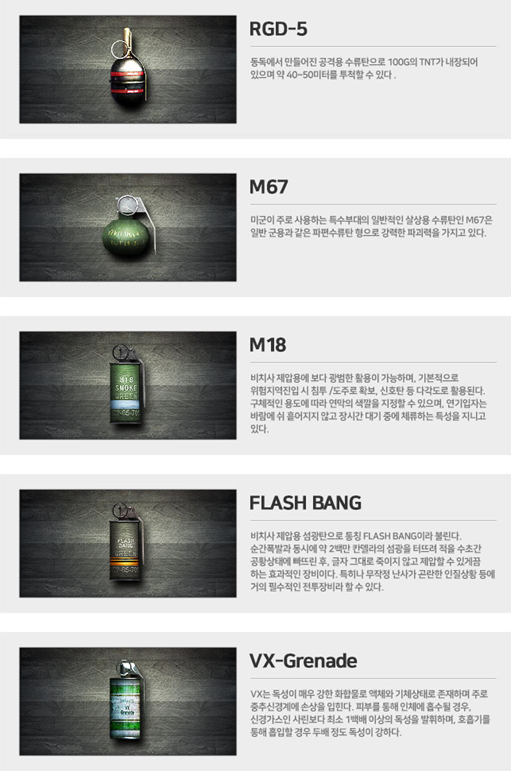 수류탄 실루엣