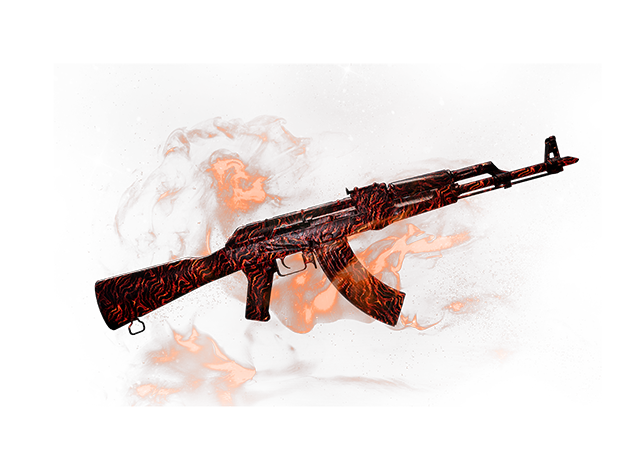 파이어 테마 총기